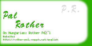 pal rother business card